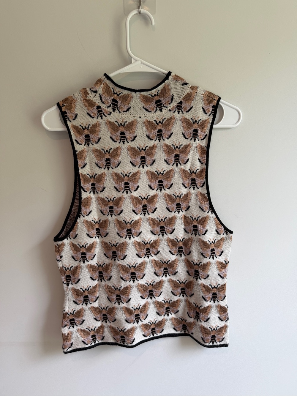 Anthropologie Sarah Gordon Maria Mock Neck Sweater Tank - Picture 4 of 9